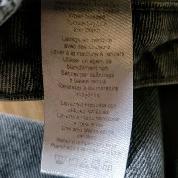 WeWoreWhat Icon Rigid Ultra High Waist Straight Leg Jeans in Grey - Picture 13 of 13